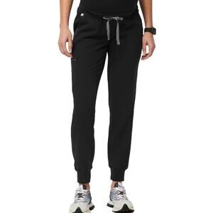 Figs Zamora Jogger FIONx Scrub Pants 29" Pockets Cargo Drawstring Black Small